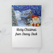 Frohe Weihnachten von Danny Duck Ankündigung (Innenseite)