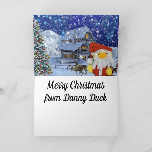 Frohe Weihnachten von Danny Duck Ankündigung (Innenseite)