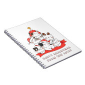 Frohe Weihnachten von den Katzen Notizblock (Rechte Seite)