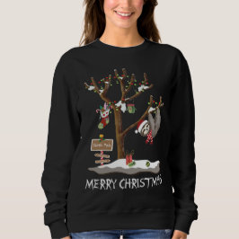 FROHE WEIHNACHTEN von den TRÄGHEITS-POLE-Frauen Sweatshirt