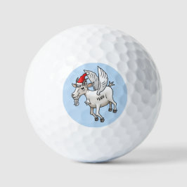 Frohe Weihnachten von der Fliegenden Ziege Golfball
