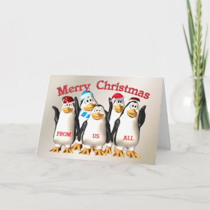 Frohe Weihnachten von der Pinguin-Gang