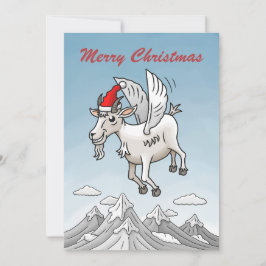 Frohe Weihnachten von der Weihnachtsziege