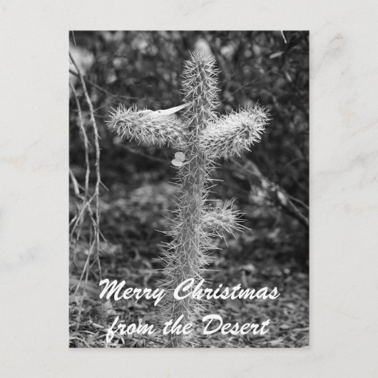 Frohe Weihnachten von der Wüste (Vorderseite)