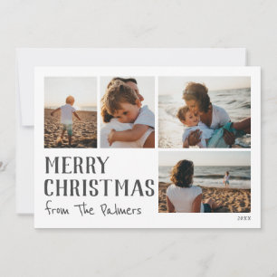 Frohe Weihnachten von editierbarer Fotokarte Karte