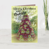 Frohe Weihnachten von Florida Bromeliad Tree (Vorderseite)