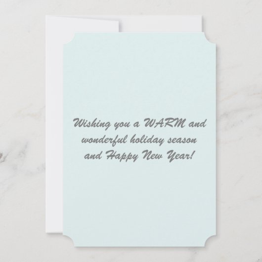 Frohe Weihnachten von Florida Sailboats auf der Bu (Rückseite)