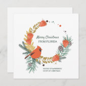 Frohe Weihnachten von Florida Strawberry Wreath (Vorne/Hinten)