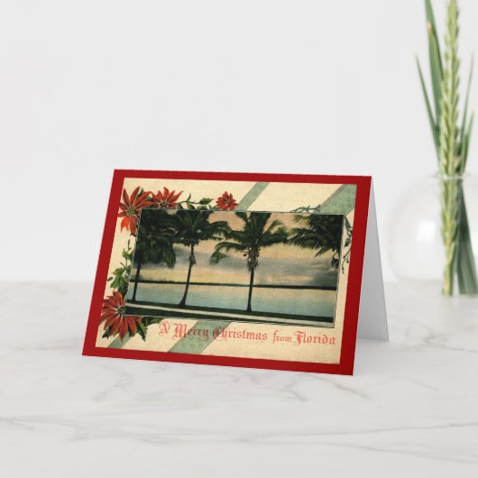 Frohe Weihnachten von Florida Vintag (Vorderseite)