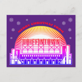 Frohe Weihnachten von Griffintown Postcard Postkarte