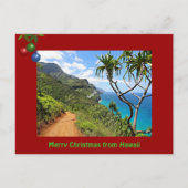 Frohe Weihnachten von Hawaii Holiday Postcard (Vorderseite)