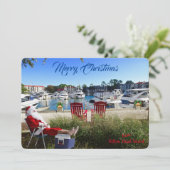 Frohe Weihnachten von Hilton Head SC Harbour Town (Stehend Vorderseite)
