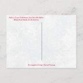 Frohe Weihnachten von Hilton Head SC Harbour Town Postkarte (Rückseite)