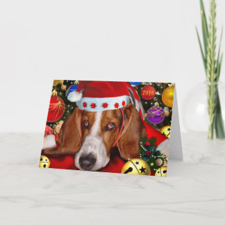 Frohe Weihnachten von Holmes Basset Hound