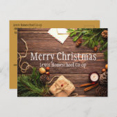 Frohe Weihnachten von Homeschool Co op Postkarte (Vorne/Hinten)