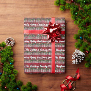 Frohe Weihnachten von (Ihr Name) Geschenkpapier