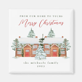 Frohe Weihnachten von Ihren Nachbarn Magnet