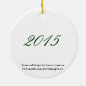 Frohe Weihnachten von Kettering, Verzierung Ohios Keramikornament (Hinten)