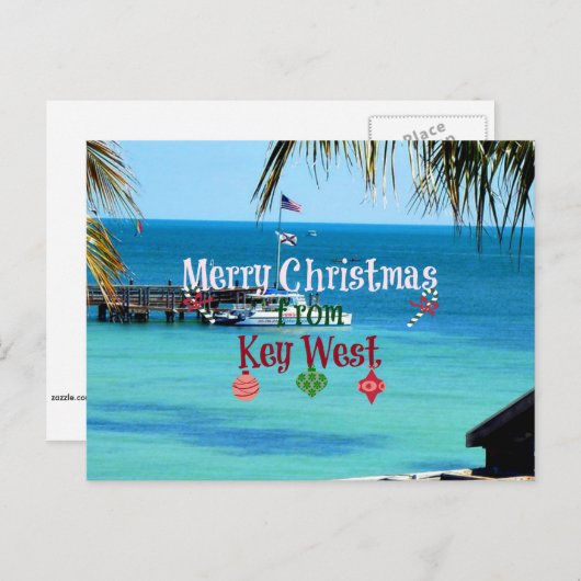 Frohe Weihnachten von Key West (Vorne/Hinten)