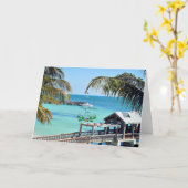 Frohe Weihnachten von Key West, FL Karte (Gelbe Blume)