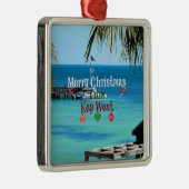 Frohe Weihnachten von Key West Ornament Aus Metall (Rechts)