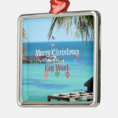 Frohe Weihnachten von Key West Ornament Aus Metall (Links)