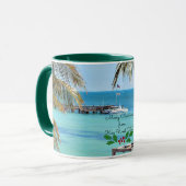 Frohe Weihnachten von Key West Tasse (Vorderseite Links)