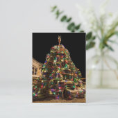 Frohe Weihnachten von Maine-Postkarte (Stehend Vorderseite)