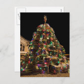 Frohe Weihnachten von Maine-Postkarte (Vorne/Hinten)
