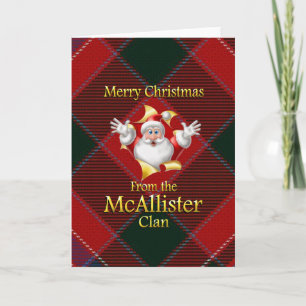 Frohe Weihnachten von McAllister Clan