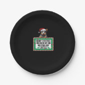 Frohe Weihnachten von meiner australischen Rind Cl Pappteller (Vorderseite)