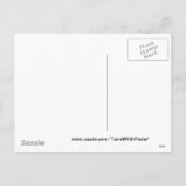 Frohe Weihnachten von Michigan Winter Snow Postca (Rückseite)