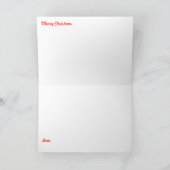 Frohe Weihnachten von Minnesota (Innenseite)