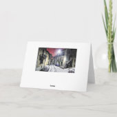 Frohe Weihnachten von Montestruto Italien Card (Rückseite)