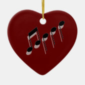 Frohe Weihnachten von Nashville-Verzierung Keramikornament (Vorne)