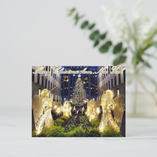 Frohe Weihnachten von New York (Stehend Vorderseite)