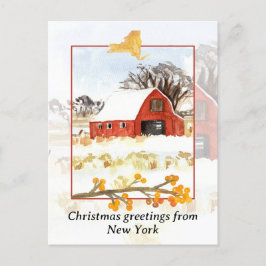 Frohe Weihnachten von New Yorker Bauernhof Red Win