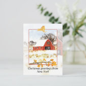 Frohe Weihnachten von New Yorker Bauernhof Red Win (Stehend Vorderseite)