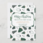 Frohe Weihnachten von New Zuhause Christmas Trees Ankündigung (Vorderseite)