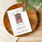 Frohe Weihnachten von New Zuhause Door Wreath Ankündigung