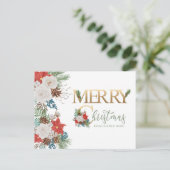 Frohe Weihnachten von New Zuhause Gold Green Movin (Stehend Vorderseite)