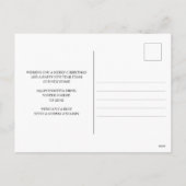 Frohe Weihnachten von New Zuhause Poinsettia und P (Rückseite)