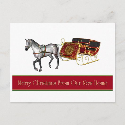 Frohe Weihnachten von New Zuhause Postcard (Vorderseite)