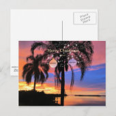 Frohe Weihnachten von Oma und Opa Postkarte (Vorne/Hinten)