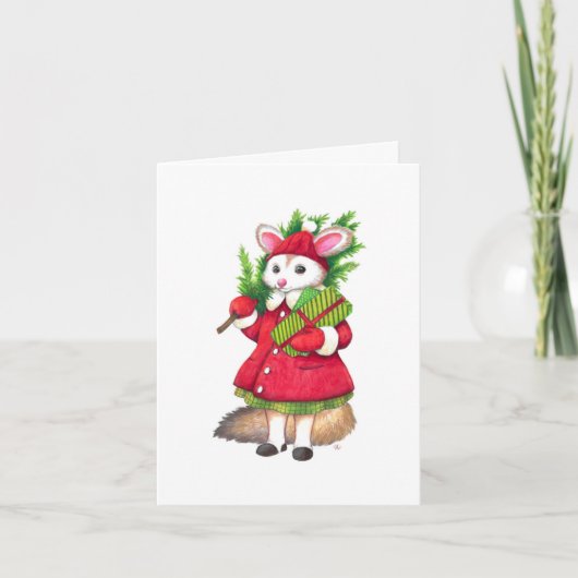 Frohe Weihnachten von Patrick und Destinie Note Ca (Vorderseite)