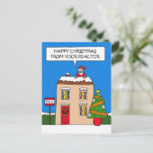 Frohe Weihnachten von Realtor (Stehend Vorderseite)