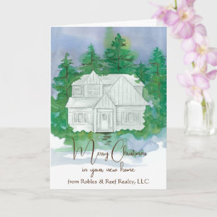 Frohe Weihnachten von Realtor Business Individuell Karte