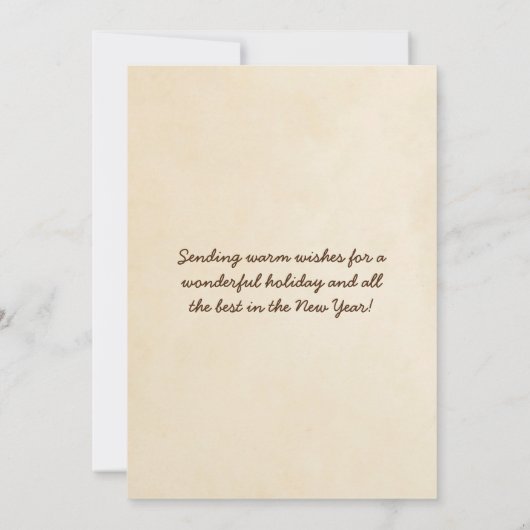 Frohe Weihnachten von Sanibel Island FL Lighthouse (Rückseite)