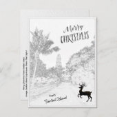 Frohe Weihnachten von Sanibel Island Lighthouse FL (Vorne/Hinten)