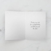 Frohe Weihnachten von Sanibel Island Lighthouse FL (Innenseite)